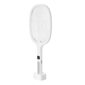 VEVOR Electric Fly Swatter, Zapper Racket with 3 Layers Mesh & Digital Screen Display