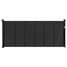 VEVOR Retractable Baby Gate, 34 inch Tall, Extends up to 71 inch Wide, Retractable Gate for Kids or Pets, Mesh Material